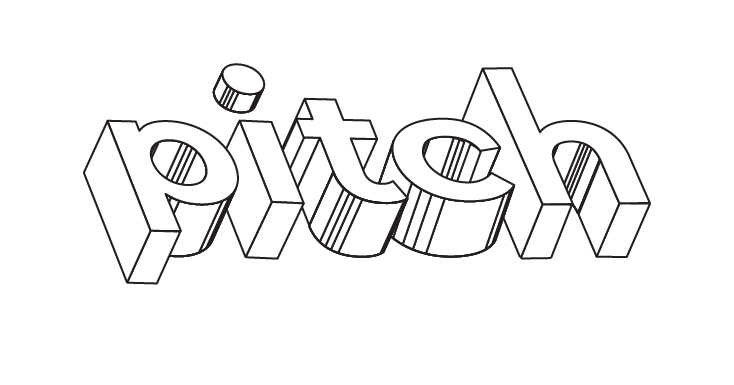 Pitch Venture Capital Logo white and black